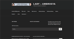 Desktop Screenshot of lady-ambrosya.com